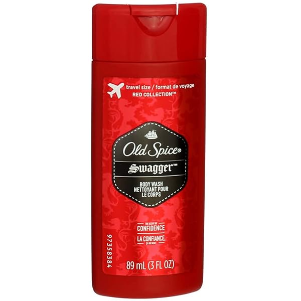 PROCTOR & GAMBLE OLD SPICE RED ZONE SWAGGER SCENT MENS BODY WASH, 3 FLUID OUNCE – 24 PER CASE.