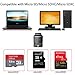 [2 Pack] aceyoon SD Card Reader USB 2.0 Mini MicroSDXC / MicroSDHC Card Adapter for 128GB 64GB 32GB MicroSD Card