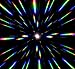 GloFX Bridge Diffraction Glasses – Flat Black – Blue Mirror