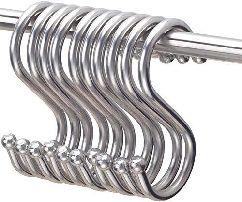 Einzelhacken Metall Silber Haken 1,33€/Stk. 12 Garderobenhaken Türgarderobe