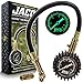 JACO BikePro Bike Tire Pressure Gauge - 160 PSI (Road Bike & BMX Series) | Presta + Schrader Air Chucks