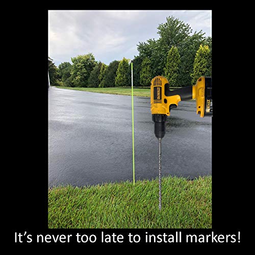 Keyfit Tools 12" Stainless Steel Contractor Grade MarkerBit Driveway