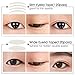 540PCS/270Pairs Invisible Single Side Fiber Double Eyelid Tape Stickers Perfect for Hooded, Droopy, Uneven, small eyes, or Mono-eyelids, 180PCS Slim + 360PCS Wide