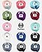 Tumaz Yoga Strap/Stretch Bands [15+ Colors, 6/8/10 Feet Options] with Extra Safe Adjustable D-Ring Buckle, Durable and Comfy Delicate Texture - Best for Daily Stretching, Physical Therapy, Fitness