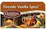 Celestial Seasonings Herbal Tea, Fireside Vanilla Spice, 20 Count (Pack Of 6)