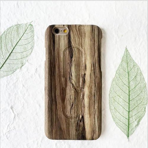 For Iphone 6s Case,New U-bracket Arrival Handmade Hard Unique Natural Tree Wood Wooden Case Cover Shell Compatible For Iphone 6/6S 4.7 inch-Walnut