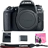 Canon EOS 77D (Body) DSLR Camera with Camera Works