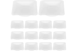 DECHOUS 100Pcs Weighing Boats Small Plastic Laboratory Measuring Trays Weighing Dishes for Precision Measurement, 4.6cm