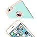 ULAK iPhone 6 Case, iPhone 6S Case Black, Sugar Candy Series Slim Fit Silicone & Hard PC Dual Layer Anti-Slip Drop Protection Case for Apple iPhone 6 & 6S 4.7 Inch, Spring Green