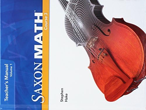 Amazon.com: Saxon Math Course 1 Teacher's Manual Volume 1