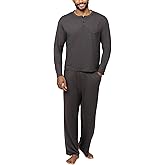 PajamaGram Winter Flannel Men’s Pajamas - Men's Knit Flannel Pajamas Set