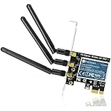 Feb Smart Wireless Dual Band N900 (2.4GHz 450Mbps or 5GHz 450Mbps) PCI Express (PCIe) Wi-Fi Adapter with 9 dBi Antenna for Desktop Computers (FS-N900 Basic Edition)