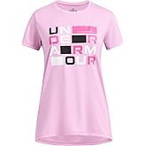 Under Armour Girls Tech Block Logo Short Sleeve T Shirt