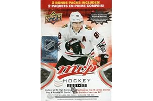 2021 2022 Upper Deck MVP Hockey Series Unopened Blaster Box of 15 Packs with Chance for Rookies Plus #1 Draft Picks Cards and