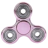 Ochine Spinner Fidget Toy 5D Printing Ceramic Bearing EDC Fidget Spinner High Speed Stainless Steel Bearing ADHD Focus Anxiety Relief Toys (pink)
