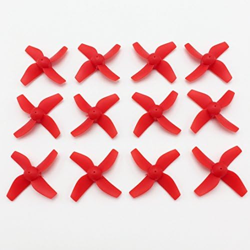 3 Sets of Red Micro FPV Propellers