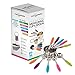 MEAL PREPSTER 10 Stainless Steel Measuring Cups & Spoons | Stackable, Engraved & Rust Proof Set With Colorful Silicone Handles | For Liquid, Dry Food, Baking, Cooking, Diet Meal Prep & Weight Watchers