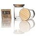 TOKA Branding Co - Flower of Life Stash Jar Laser Engraved Wood and Glass Included Humidity Pack Keeps Herbs Perfect Holds Eighth Flower