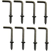 Biaungdo Lot De 100 Crochets En Forme De L De 1,9 Cm - Mini Crochets à