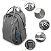 Diaper Bag Backpack Large Baby Nappy Changing Bags with Insulated Pockets and Stroller Straps, Multi-Function Neutral Travel Backpacks for Mom and Dad, Fashion Durable Water-Resistant Grey