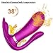 G-Spot Wearable Vibrator Butterfly Waterproof Vibrators Clitoris Masturbation Dildo Adult Sex Toys Invisible Wand USB Rechargeable Vagina Stimulator Massager for Women Couples (Purple)