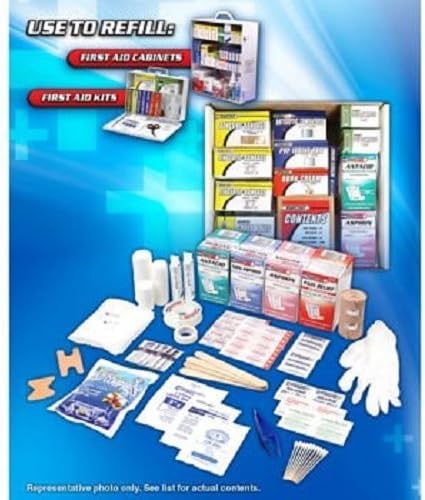 Complete, Affordable First Aid Osha Refill Kit 645 Pieces - Services 35-50 People by OSHA