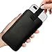 iGadgitz Premium Black Leather Pouch Sleeve Case Cover for Apple iPhone 6 6S 7 7S Plus 5.5