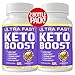 (2-Pack) Ultra Fast Keto Boost Keto Pills for Keto Diet - 1600mg Keto BHB Supplement for Men and Women - Energy & Focus - Metabolism Support - 60 Day Supply
