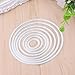 Hunulu 8 pcs Metal Ellipse Cutting Dies Stencils DIY Scrapbooking Album Paper Card Set