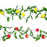 ZLIXING Sukkah Decoration Etrog Apple Sukkot Decorations Rope Fruits Garland