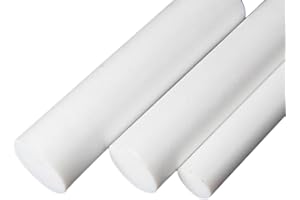 CGjiogujio Dia 1.5748 inch (40mm) Length 4 inch (100mm) PTFE Round Rod Bar