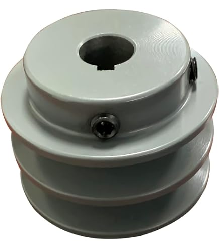 Poulie Double Gorge En Fonte - Pour Outils électriques, Alésage 19-28 Mm, 83x30x28mm - Robuste Et Silencieuse
