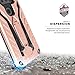 LG V30 Case - Zizo [Static Series] Shockproof [Military Grade Drop Tested] w/ Kickstand [LG V30 Heavy Duty Case] Impact Resistant, Rose Gold/Black