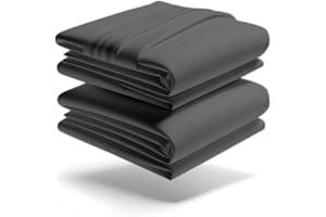 Mezzati Brushed Microfiber Bed Sheet Set - Ultra Soft and Lightweight for Ultimate Sleep Comfort, Wrinkle Free and Color Fade Resistant, 4 Piece Set (Gray,Queen Size)