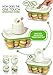 FOSA Vacuum Seal Containers (2-Pack, 49oz) – Airtight Food Storage Containers for Freshness | BPA-Free, Dishwasher Safe | Ideal for Meal Prep, Leftovers, Dry Goods (Pump Sold Separately)