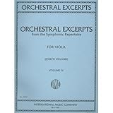 Orchestral Excerpts, Volume 4 - Viola - edited by Joseph Vieland - International Music Company