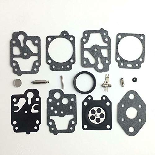 Carburettor Repair Kit Set, 1pc Carburetor Rebuild Kit Include Diaphragm Gasket And Needle Repair Set Fits Walbro WYL Carburettor K20-WYL,Ryobi 753-04014
