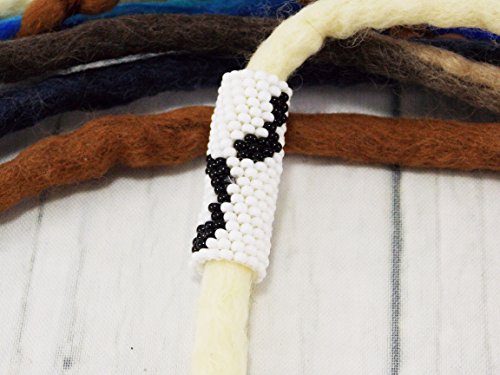 Handmade Music Notes Dread charm hair wrap dreadlock accessory jewelry Sleeve Bead lock