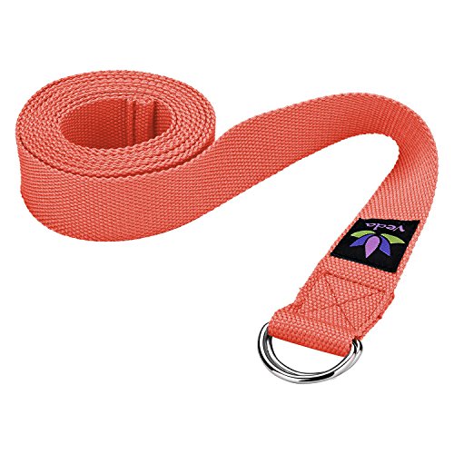 Veda Yoga Strap 8ft – Pilates, Exercise, Stretching – Durable Cotton