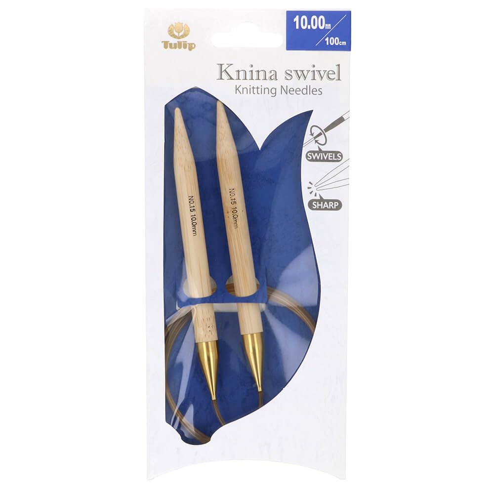 Tulip Knina Swivel Circular Needle, 100 cm, 10.0 mm - 1 piece