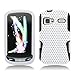 Aimo Wireless LGLM272PCPA008 Hybrid Armor Cheeze Case for LG Rumor Reflex/Freedom/Converse/Expression C395 - Retail Packaging - White