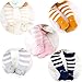 Joylish 5 Pairs Baby Knee High Socks for Girls Boys - Unisex Newborn Stockings Cotton (S: 0-12M)