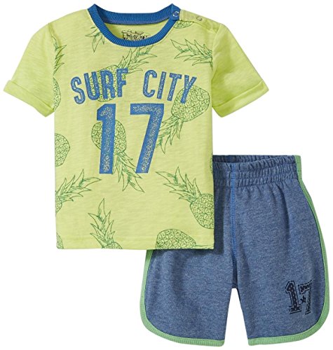 Kapital K Surf City Graphic Tee/Pull-On Short Set Toddler, 18 Months