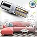 Bonlux LED Ba15d Double Contact Bayonet Bulb 24V AC/DC 1157 1076 1130 1176 1142 LED 35W Replacement Bulb for Car RV Camper Lighting Daylight 6000K (2-Pack)