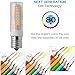 XRZT E17 LED Bulb Microwave Oven Appliance Whirlpool Bulb, 8206232A 75W Halogen Bulbs Equivalent, Warm White 3000K Intermediate Base, Dimmable 2 Pack