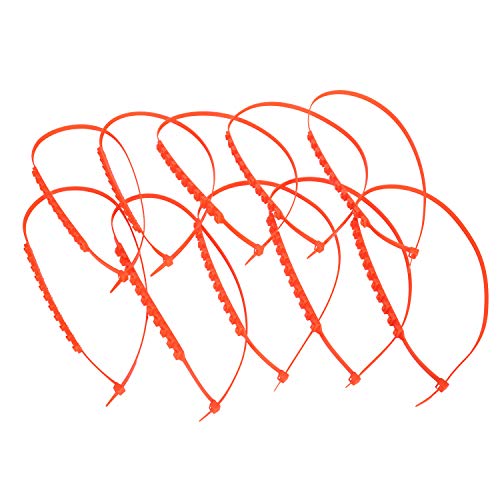 Homeon Wheels 10 Pcs Tire Chains Universal Winter Snow Mud Chains Emergency Traction Aid Anti-Slip Chain for SUV Light Truck Car (Red) - Thumbnail 6