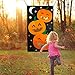 Lulu Home Pumpkin Bean Bag Toss Games, Halloween Party Games for Kids and Decorations with 3 Bean Bags