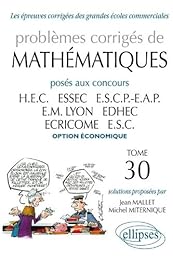 Problèmes corrigés de mathématiques