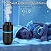 OVPPH Portable Humidifier, Mini USB Personal Humidifier Ultrasonic  Cool Mist Humidifier with 7 Colors Light for Home Travel Office Car, Auto Timer Shut-Off, Quiet Operation (Black)