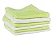 Bamboo Bambino Amazingly Soft Baby Wash Cloths, 100% Natural Bamboo Fibers, 6-Pack, Safe & Eco- Friendly, Great For Home Bath & Travel Bags, Ideal Baby Shower/Registry Gift, Bonus Ebook Included